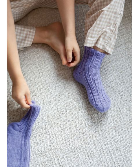 141-3 Dobbelribb Sokker