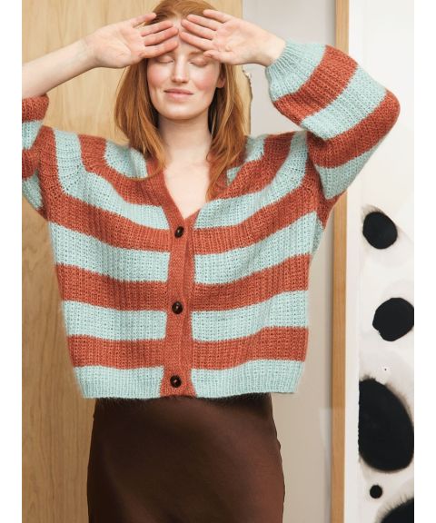 2302-4 Brook Cardigan (Sunday + Tynn Silk Mohair Edition)