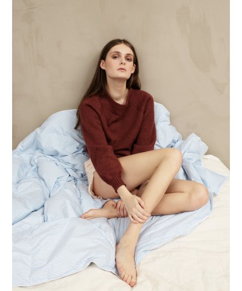 Enkel genser - Burgunder