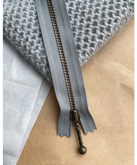 Glidelås PetiteKnit Flint 14cm/4mm