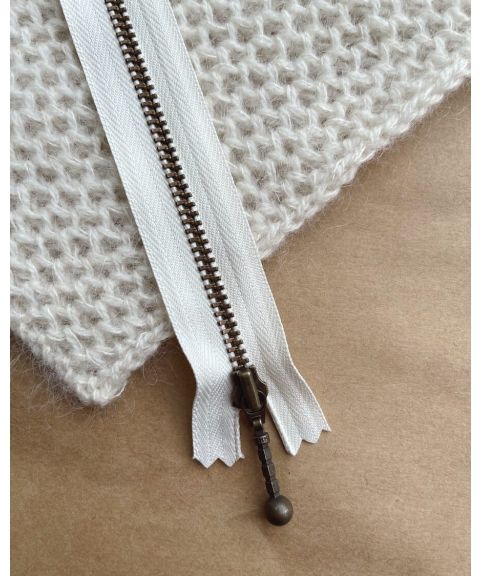 Glidelås PetiteKnit Perlemor 14cm/4mm